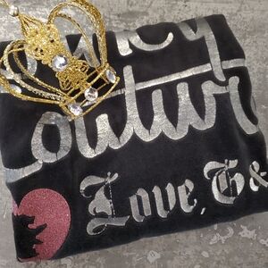 ***SOLD***Juicy Couture Charcoal Grey Velour Jacket! (XL)